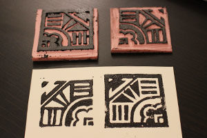 Digging Deeper into Printmaking: Repeated Patterns. Direct Comparison.