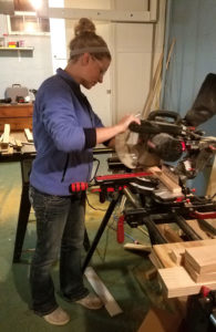 Building My Weaving Loom - Sawing
