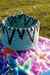 Exploring the Art of Tapestry Crochet: Basket 2